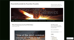 Desktop Screenshot of franchisessentials.com